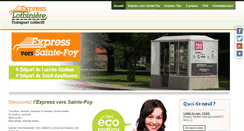 Desktop Screenshot of express-lotbiniere.com